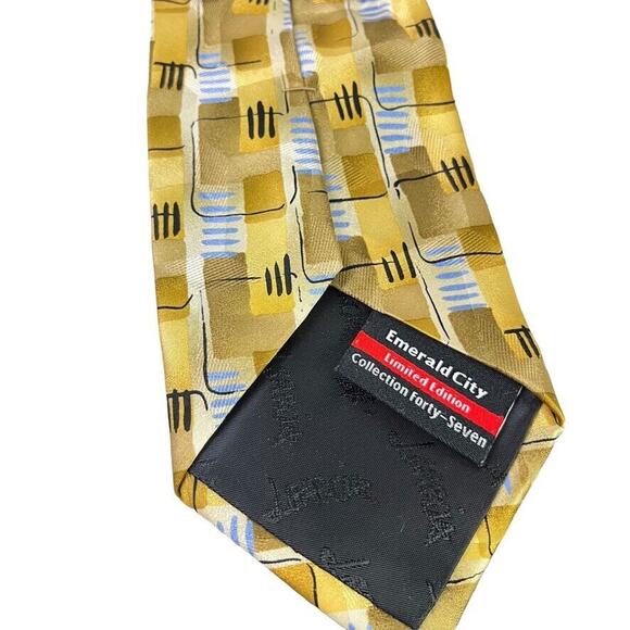 J Jerry Garcia 100% Silk Mens Necktie Neck Tie Emerald City Limited Edition - Picture 13 of 16